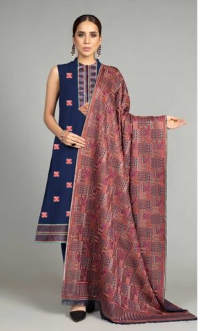 Bareeze - Calor Blue Shawl